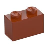 Brick 1 x 2 em Laranja escuro