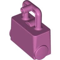Duplo Bag / Wheeled Suitcase em Rosa médio escuro