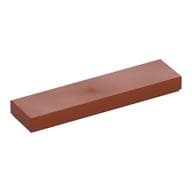 Tile 1 x 4 with Groove em Laranja escuro