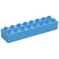 Duplo Brick 2 x 8 em Azul médio
