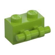 Brick Special 1 x 2 with Handle em Verde-limão