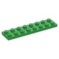 Plate 2 x 8 em Verde vivo