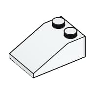 Brick Sloped 33° 3 x 2 Smooth