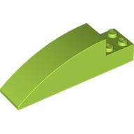 Brick Curved 8 x 2 x 2 em Verde-limão