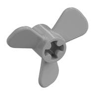 Propeller 3 Blade 3 Diameter with Axle Cross