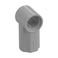 Technic Axle and Pin Connector Angled #1 em Cinza claro perolado