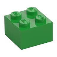 Brick 2 x 2 em Verde vivo