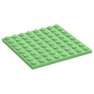 Plate 8 x 8 em Verde médio