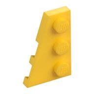Wedge Plate 3 x 2 Left em Amarelo