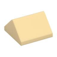 Brick Sloped 45° 2 x 2 Double em Bege