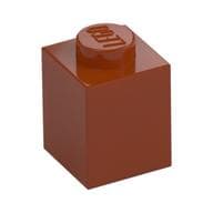 Brick 1 x 1 em Laranja escuro