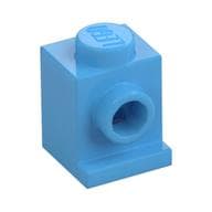 Brick Special 1 x 1 with Headlight em Azul médio