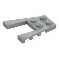 Wedge Plate 4 x 4 with 2 x 2 Cutout em Cinza claro