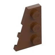 Wedge Plate 3 x 2 Left em Marrom avermelhado
