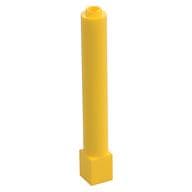 Support Round 1 x 1 x 6 Solid Pillar em Amarelo