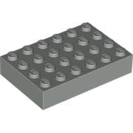 Brick 4 x 6 em Cinza claro