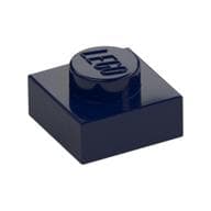 Plate 1 x 1 em Azul escuro