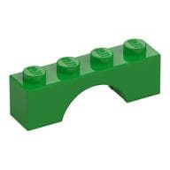 Brick Arch 1 x 4 em Verde vivo