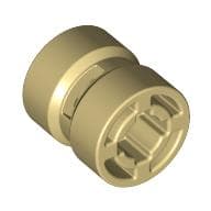 Wheel 8 x 9 with Hole Notched for Wheels Holder Pin em Bege