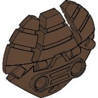 Large Figure Shield 5 x 5 with Triple Blasters em Marrom