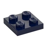 Plate 2 x 2 em Azul escuro