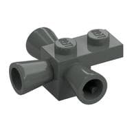 Brick Special 1 x 1 with 3 Speakers / Loudspeakers / Space Positioning Rockets em Cinza escuro