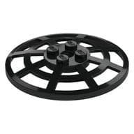 Dish 6 x 6 Inverted, Radar / Webbed [Anti-studs at 90°]