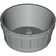 Barrel Half Large em Cinza claro