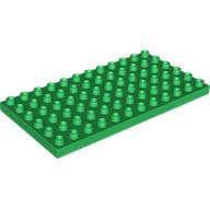Duplo Plate 6 x 12 em Verde