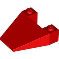 Brick Wedged, Sloped 4 x 4 Taper em Vermelho