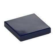 Tile 2 x 2 with Groove em Azul escuro
