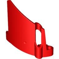 Technic Panel Fairing #22 Large Short, Small Hole, Side A em Vermelho