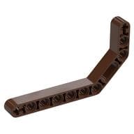 Technic Beam 1 x 11.5 Double Bent Thick em Marrom