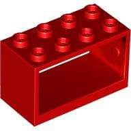 String Reel 2 x 4 x 2 Holder With Open Studs em Vermelho