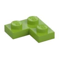Plate 2 x 2 Corner em Verde-limão