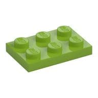 Plate 2 x 3 em Verde-limão