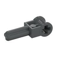 Technic Axle 1.5 with Perpendicular Axle Connector (Technic Pole Reverser Handle) em Cinza azulado escuro