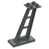 Support 2 x 4 x 5 Stanchion Inclined [5mm wide posts] em Cinza azulado escuro