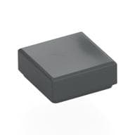 Tile 1 x 1 with Groove em Cinza azulado escuro