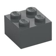 Brick 2 x 2 em Cinza azulado escuro
