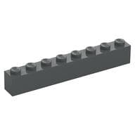 Brick 1 x 8 em Cinza azulado escuro