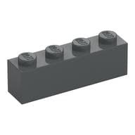 Brick 1 x 4 em Cinza azulado escuro