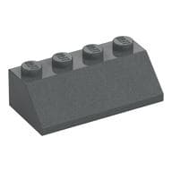 Brick Sloped 45° 2 x 4 em Cinza azulado escuro