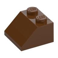 Brick Sloped 45° 2 x 2 em Marrom avermelhado
