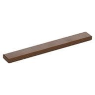 Tile 1 x 8 with Groove em Marrom avermelhado