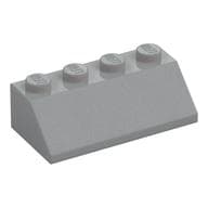 Brick Sloped 45° 2 x 4 em Cinza azulado claro