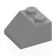 Brick Sloped 45° 2 x 2 em Cinza azulado claro