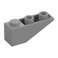 Brick Sloped Inverted 33° 3 x 1 with Internal Stopper and No Front Stud Connection em Cinza azulado claro
