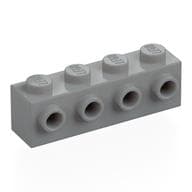 Brick Special 1 x 4 with 4 Studs on One Side em Cinza azulado claro