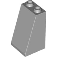 Brick Sloped 75° 2 x 2 x 3 [Hollow Studs] em Cinza azulado claro